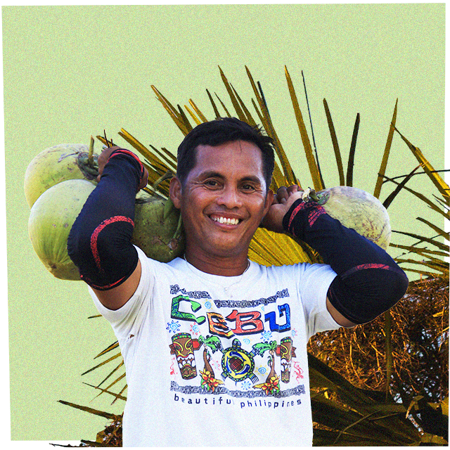 picuture-of-a-man-carrying-coconuts